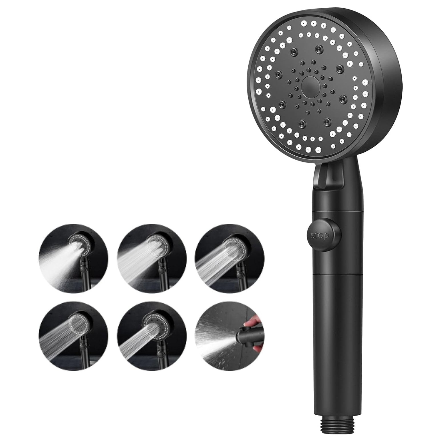 5 Modes High Pressure Shower Head Showery Showery