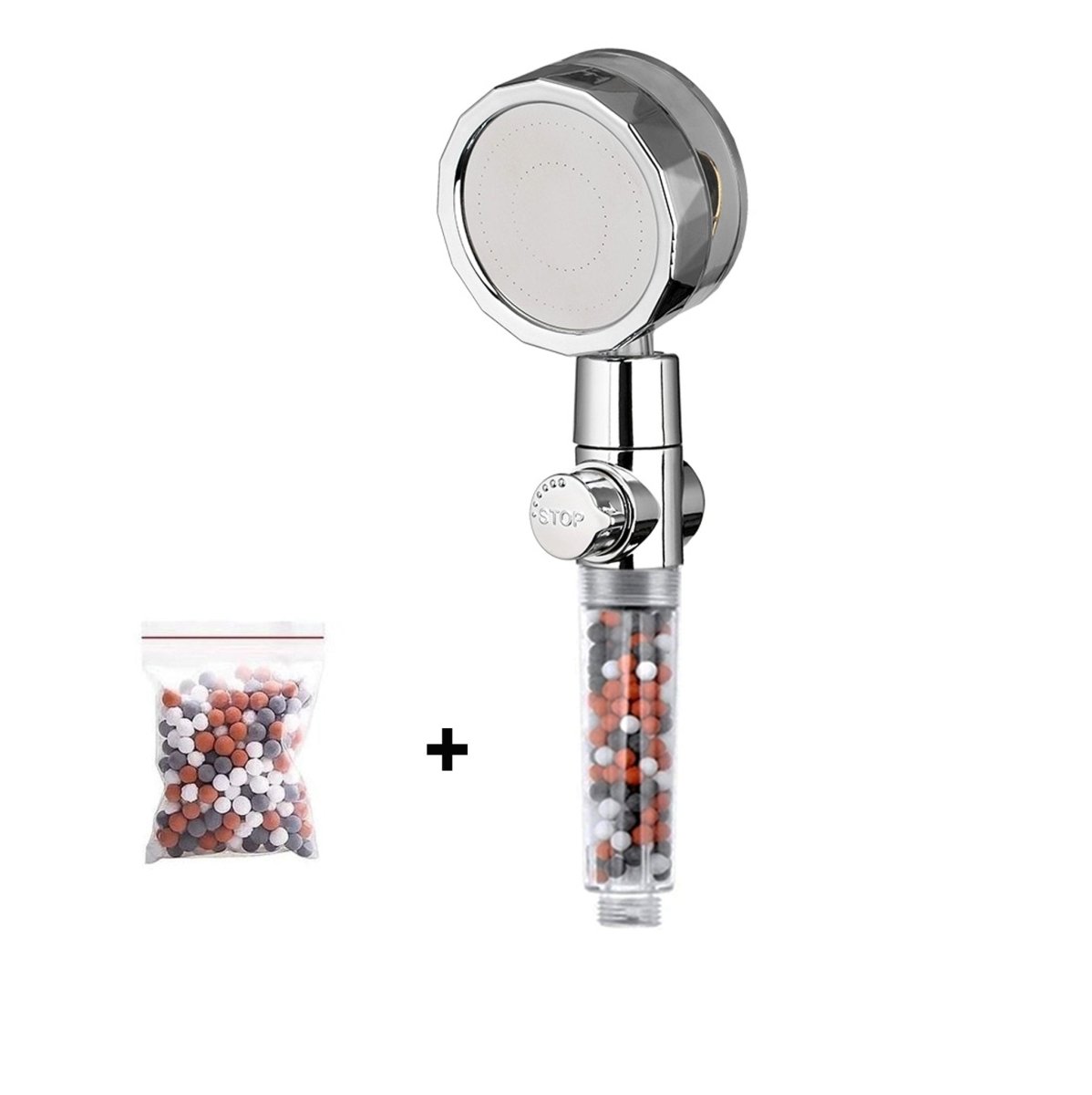 Propeller Driven Shower Head - Showery 5