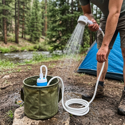 Showery® Portable Power Shower