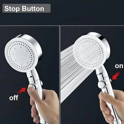 Showery® 5 Modes High Pressure Shower Head