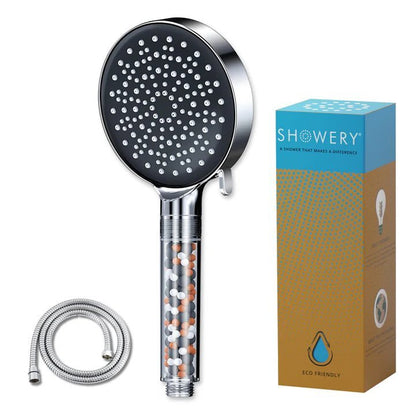 Showery® EcoFlow 2.0 - Best Shower Head For Low Water Pressure - Showery 5