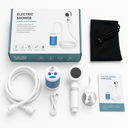 Showery® Portable Power Shower - Showery 7