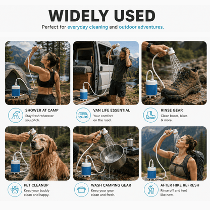 Showery® Portable Power Shower - Showery 3