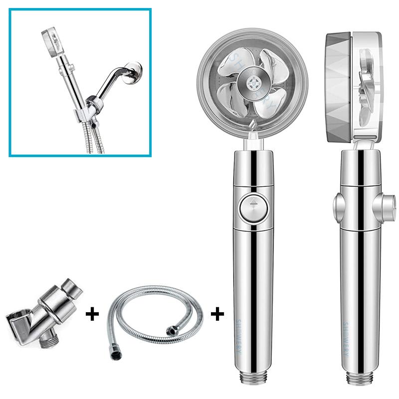 Showery® Turbo - Propeller Driven Shower Head - Showery