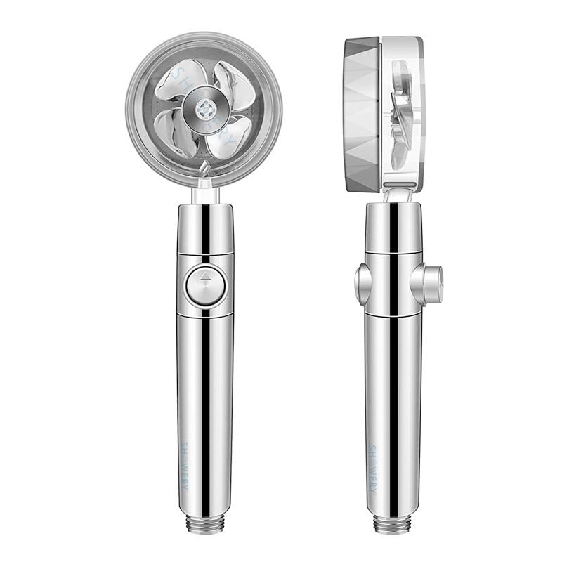 Showery® Turbo - Propeller Driven Shower Head - Showery