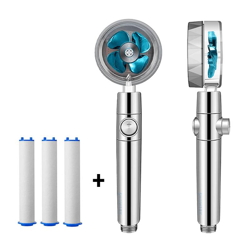 Showery® Turbo - Propeller Driven Shower Head - Showery 9