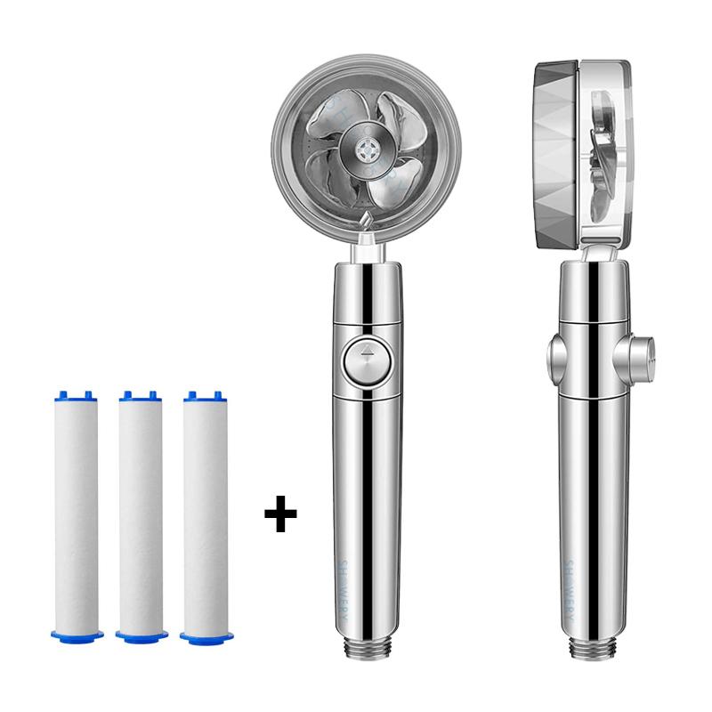 Showery® Turbo - Propeller Driven Shower Head - Showery 4